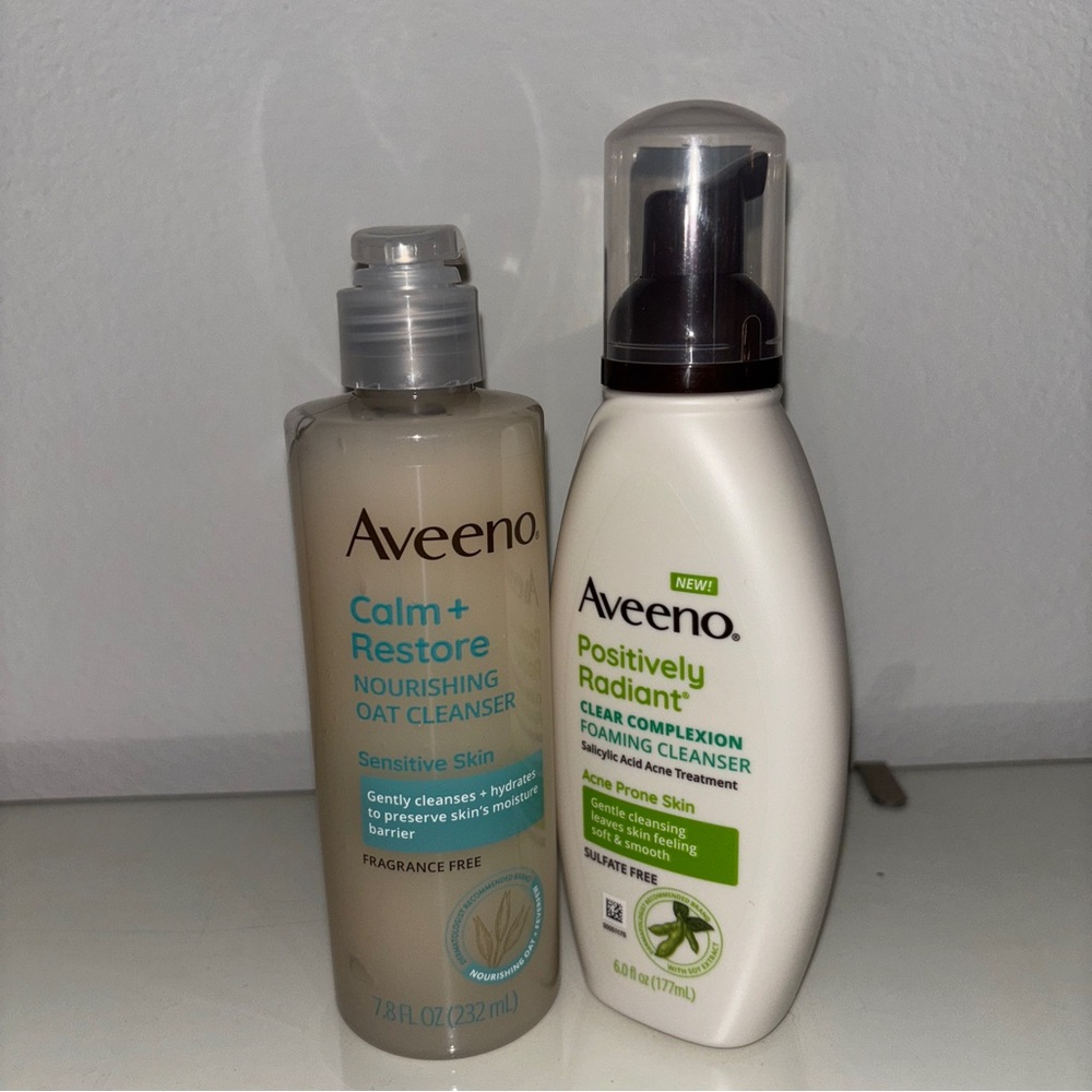 Aveeno Face wash bundle